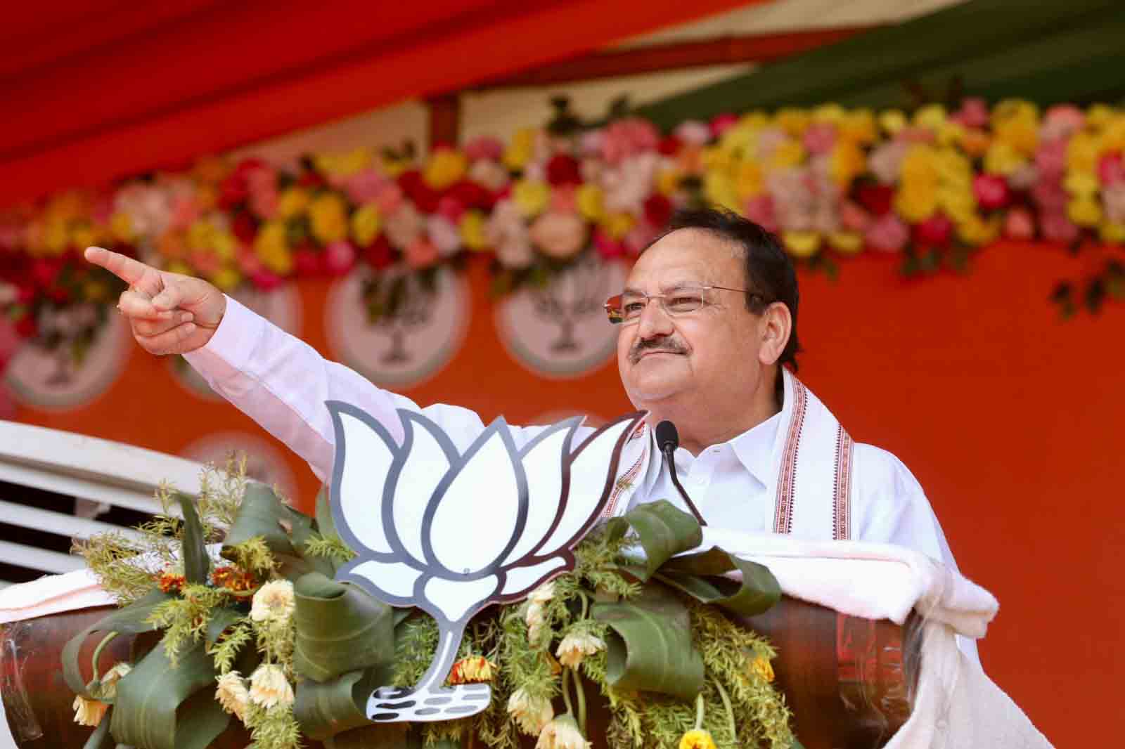 Hon'ble BJP National President Shri J.P. Nadda addressing a public rally at Sandy's Compound, Bhagalpur (Bihar)