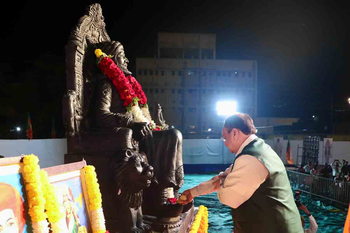 Hon'ble BJP National President Shri J.P. Nadda addressing a public rally in Shirdi (Maharashtra)