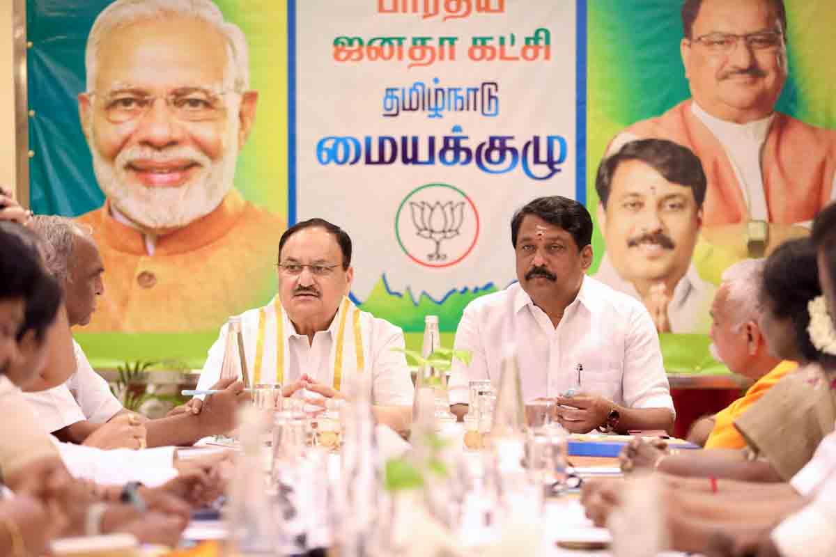 Hon'ble BJP National President Shri J.P. Nadda chaired Tamil Nadu BJP State Core Committee meeting in Chennai