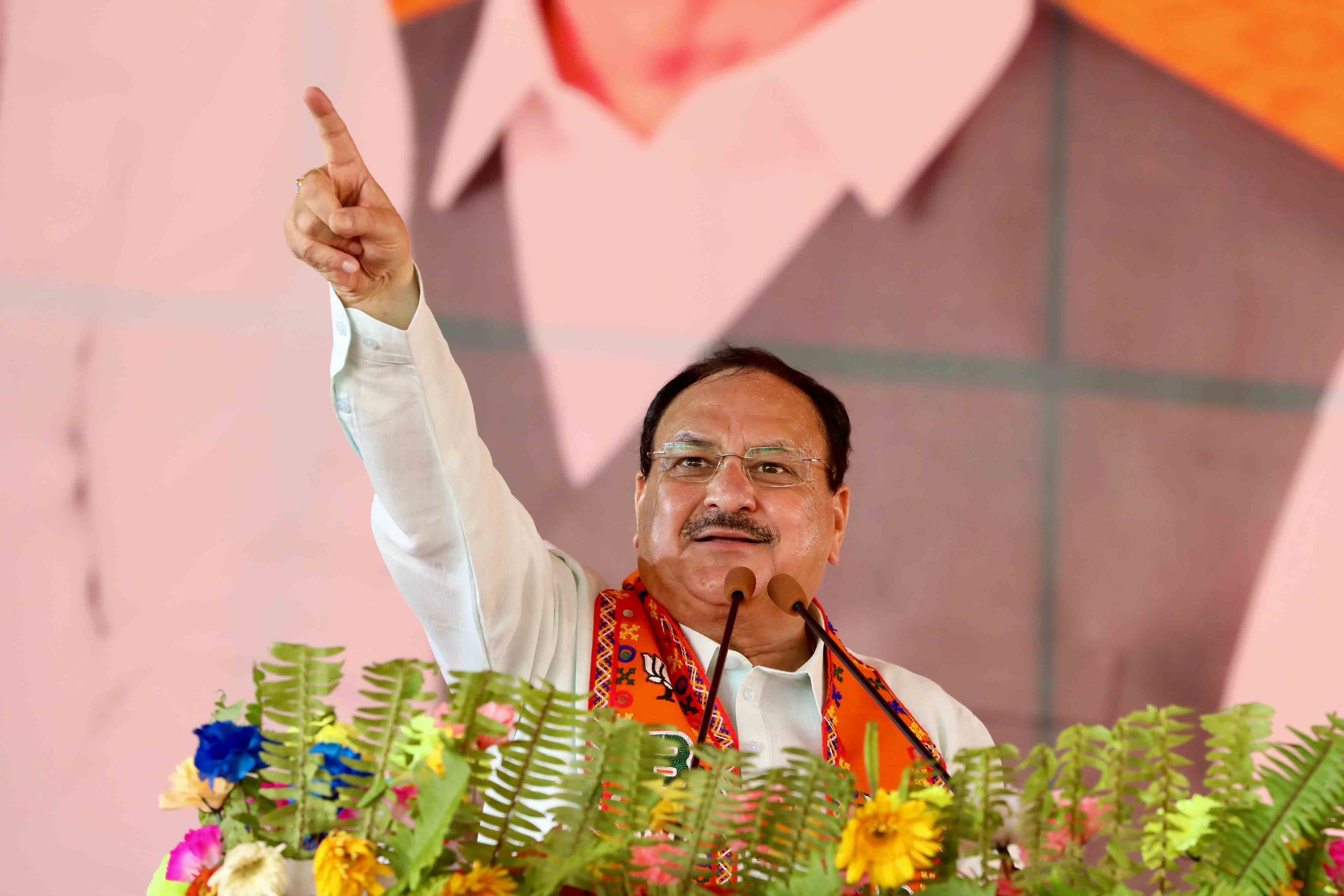 Hon'ble BJP National President Shri J.P. Nadda while addressing a public rally in Motihari (Bihar)