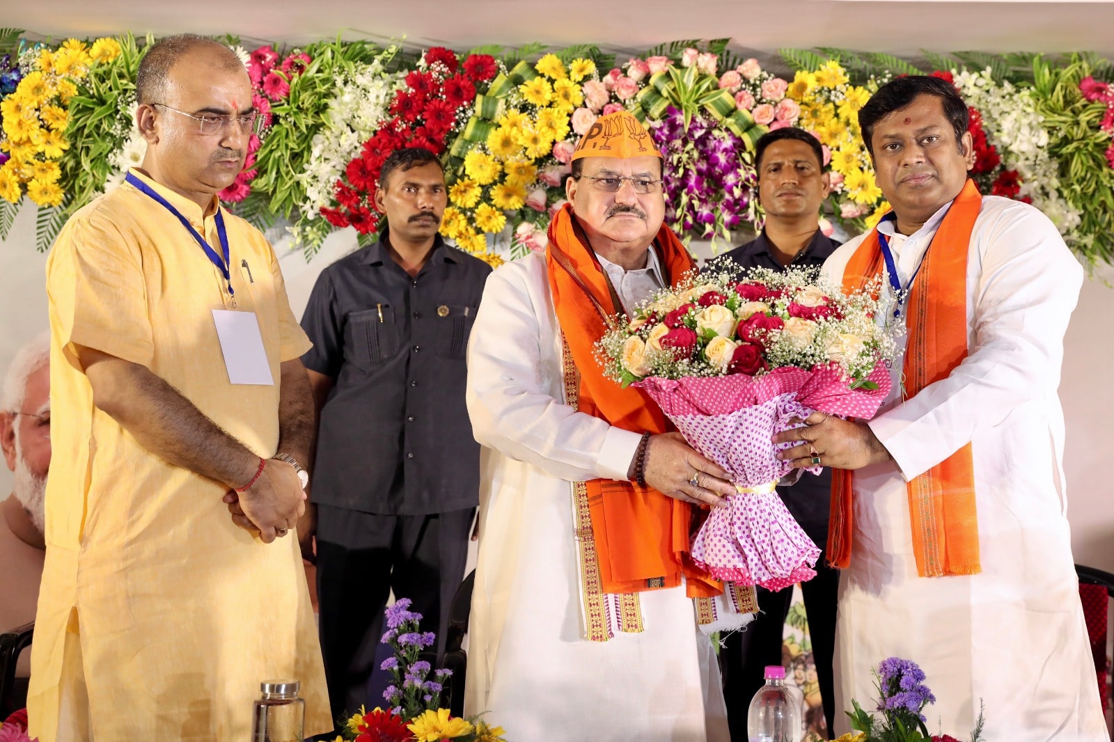 Hon'ble BJP National President Shri J.P. Nadda while addressing the inaugural session of Kshetriya Panchayati Raj Parishad in Howrah (Kolkata)