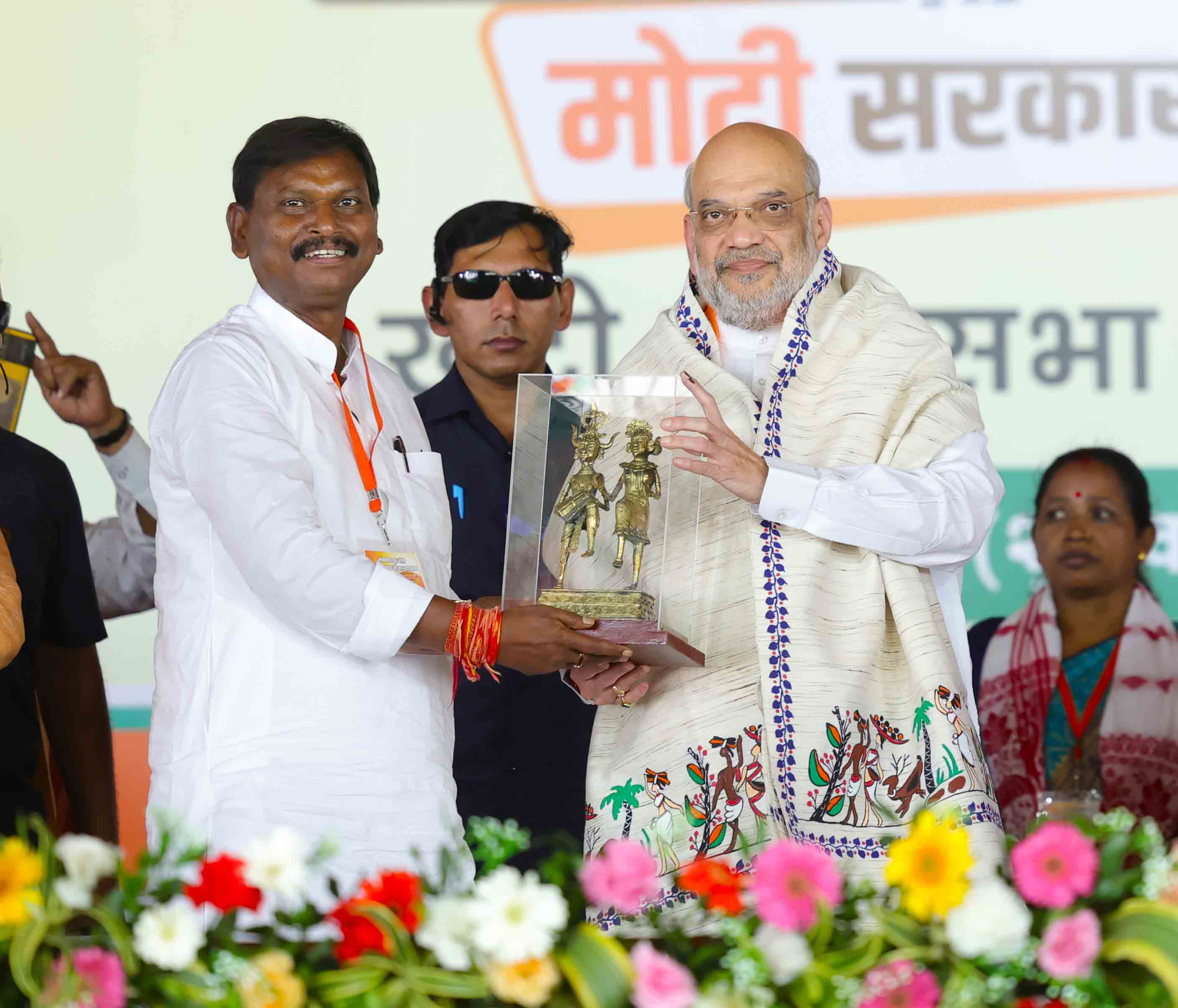 Hon'ble Union Home Minister & Minister of Cooperation Shri Amit Shah addressing a public rally at Kutchery Ground, Khunti (Jharkhand)