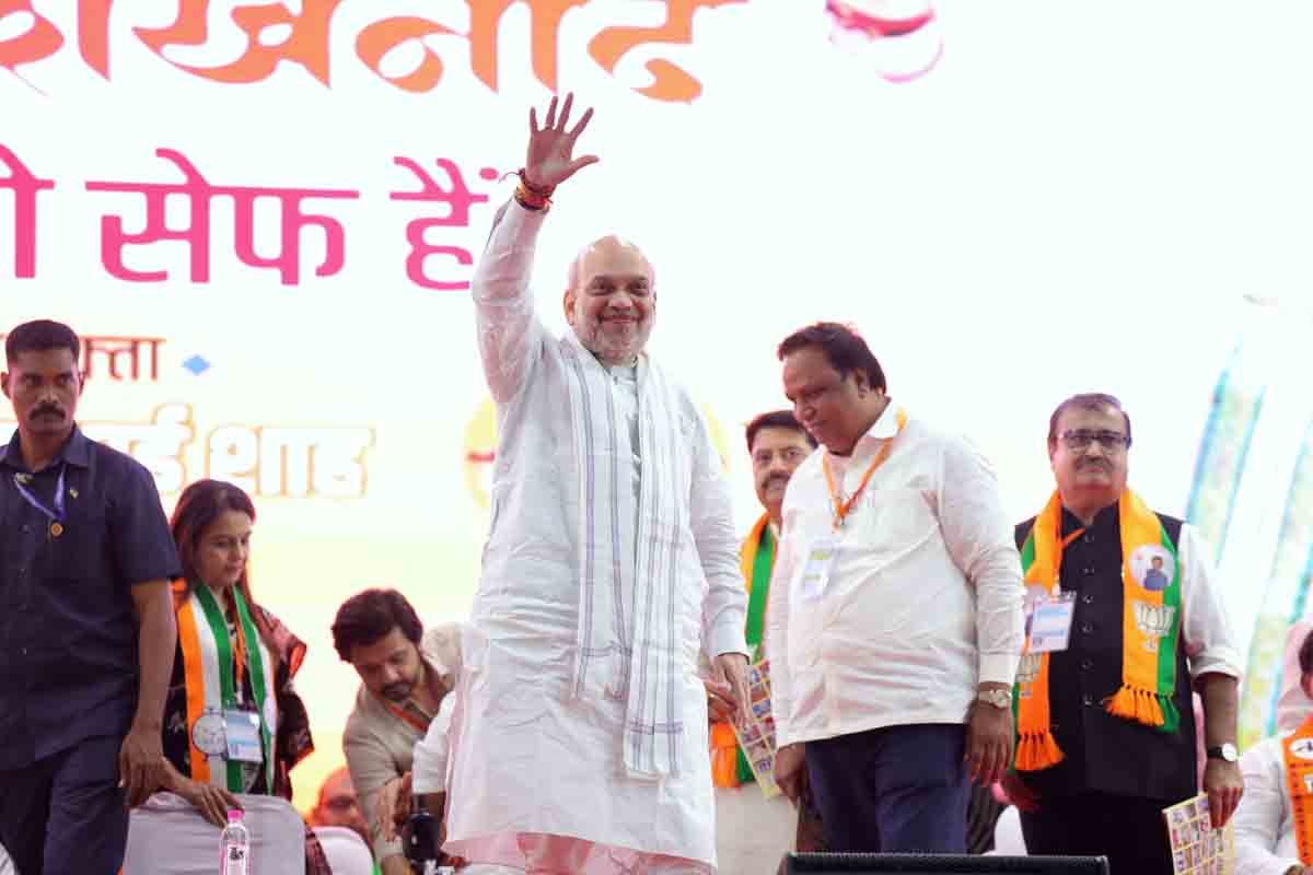 Hon'ble Union Home Minister & Minister of Cooperation Shri Amit Shah addressing public rallies in Maharashtra