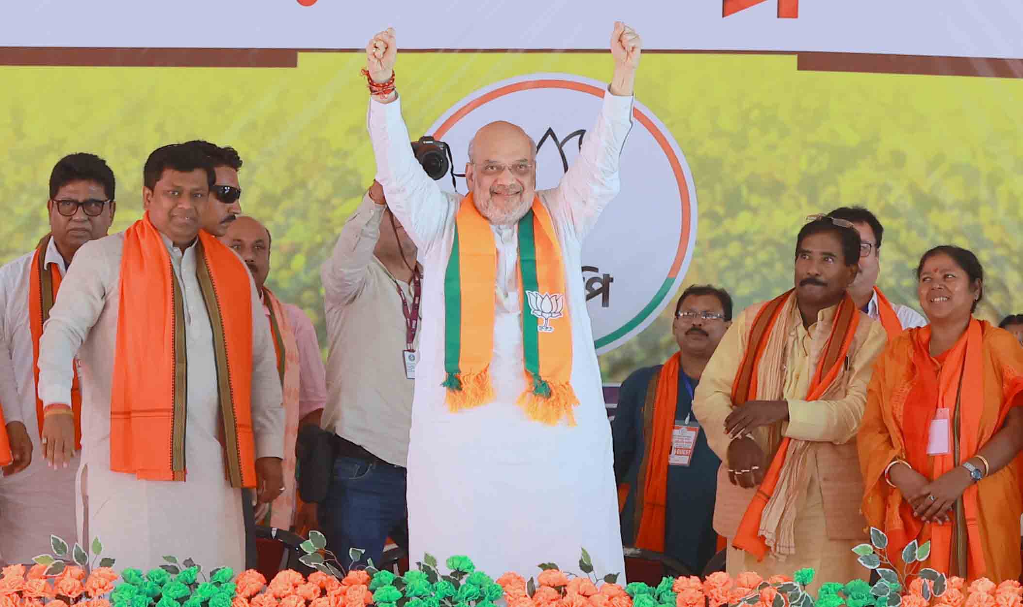 Hon'ble Union Home Minister and Minister of Cooperation Shri Amit Shah addressing a public rally in Ranaghat (West Bengal)