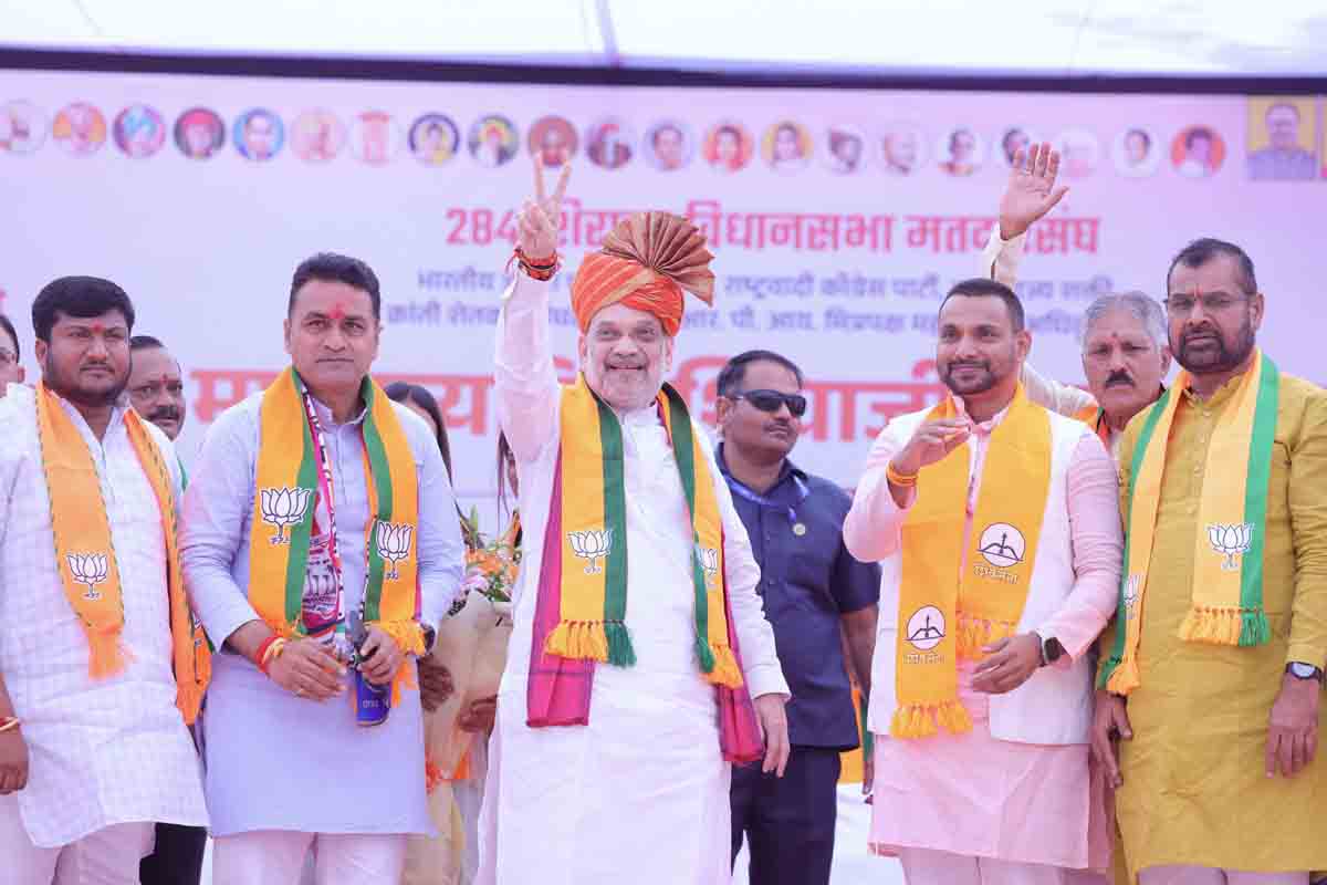 Hon'ble Union Home Minister and Minister of Cooperation Shri Amit Shah addressing public rallies in Maharashtra.