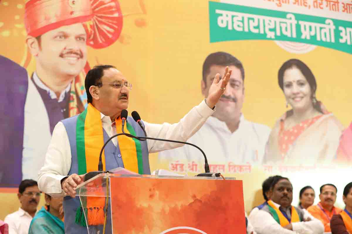 Hon’ble BJP National President Shri J.P. Nadda while addressing Intellectuals Meet in Nashik (Maharashtra)