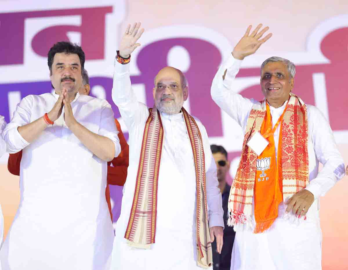 Hon’ble Union Home Minister & Minister of Cooperation Shri Amit Shah while addressing "Jan Ashirwad Rallies" in Loharu & Faridabad (Haryana)