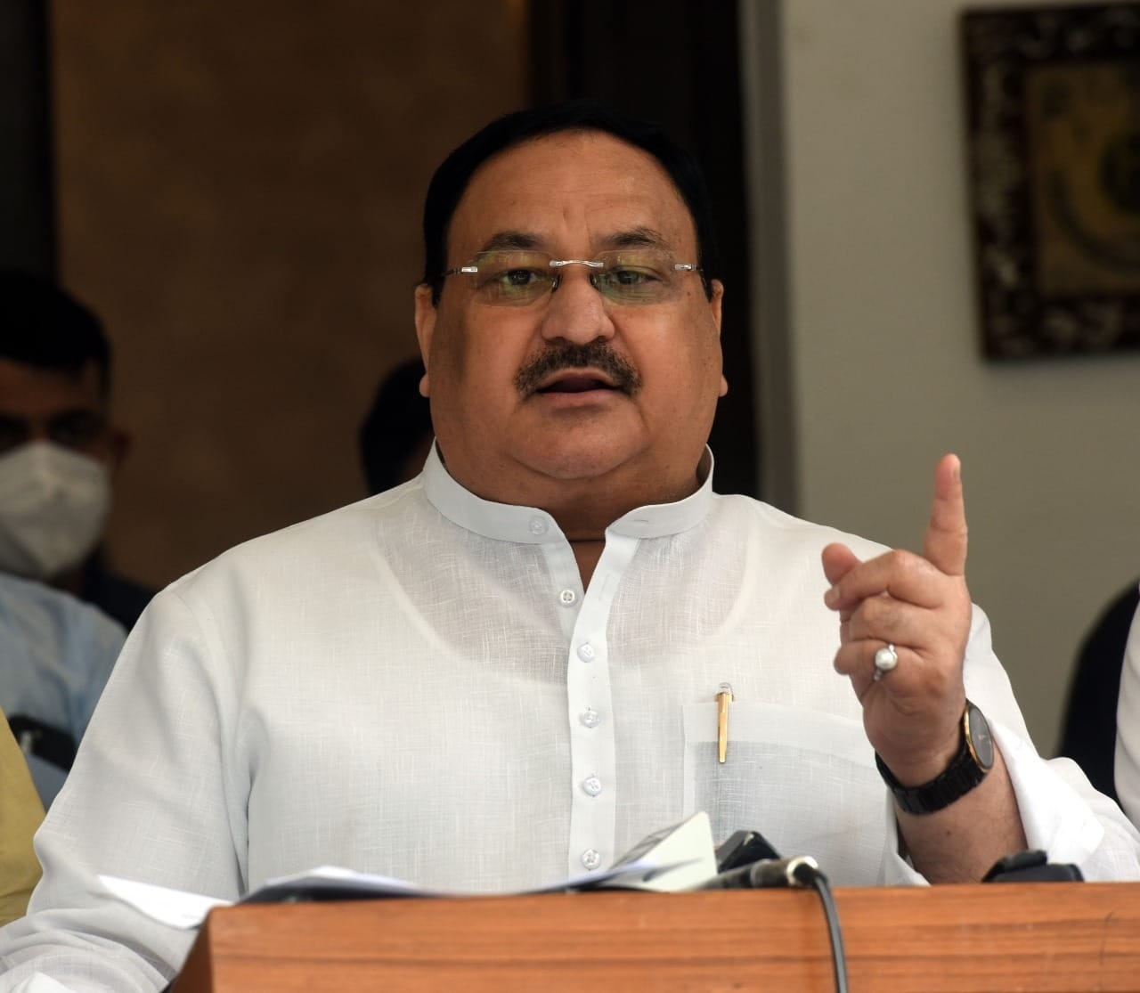 BJP National President Shri J.P. Nadda addressing Rashtriya Swasthaya Swayamsevak Bahiyan in New Delhi