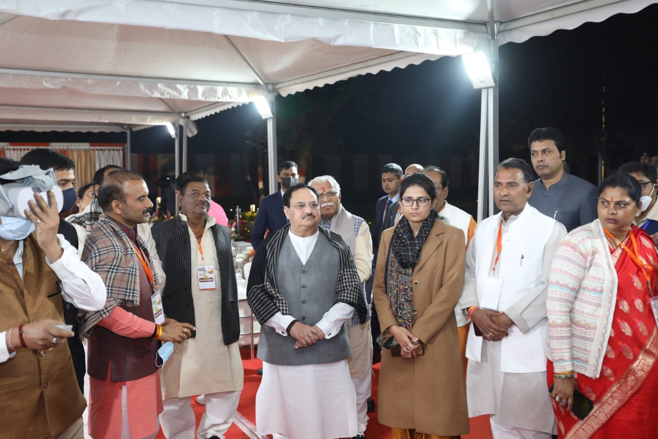 Hon'ble BJP National President Shri J.P. Nadda visited Pandit Deendayal Upadhyay Smriti Sthal, Padao Varanasi (U.P.).