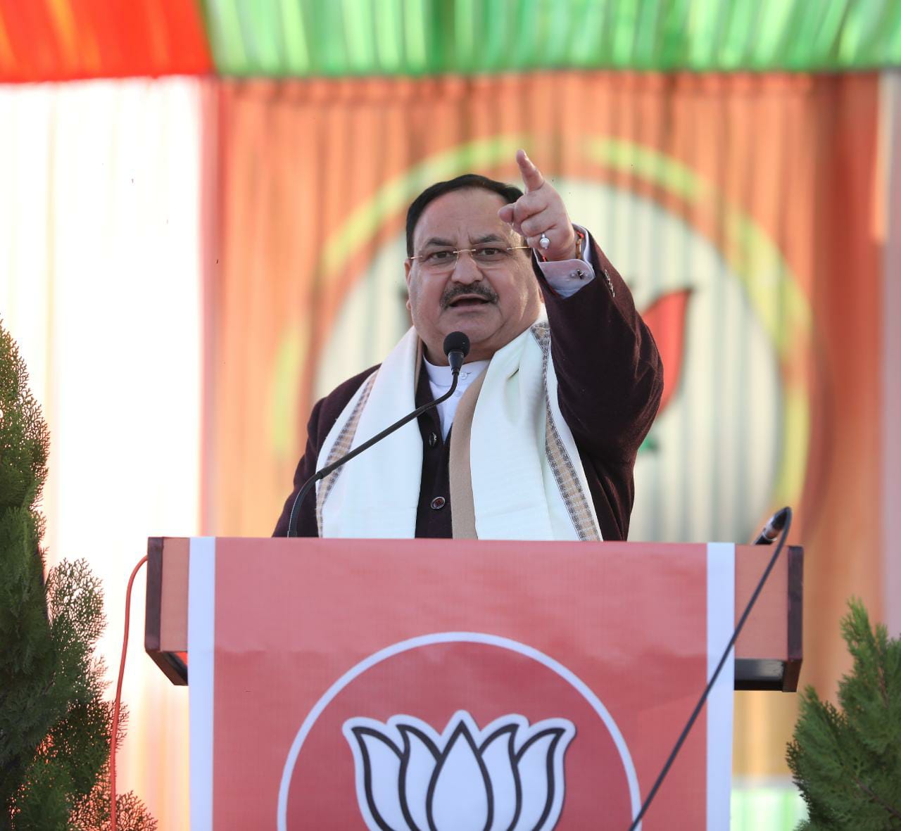 BJP National President Shri J.P. Nadda addressing Yuva Rally in Kakching (Manipur)