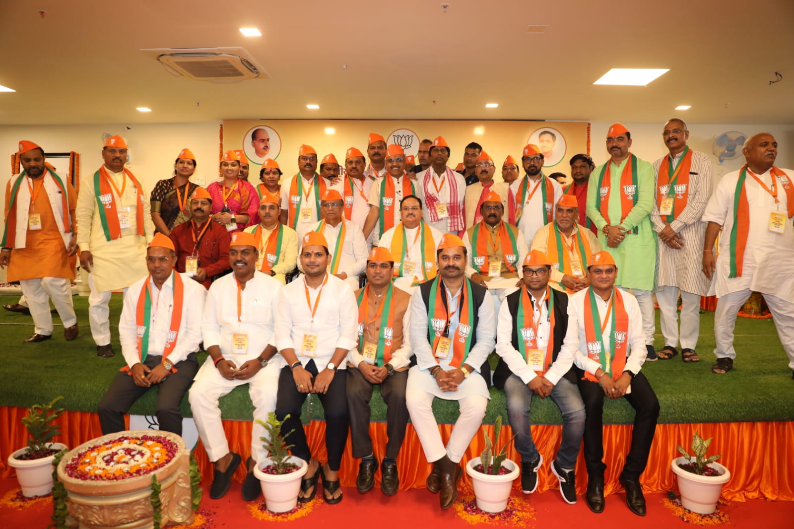 BJP National President Shri J.P. Nadda addressing BJP ST Morcha's "Rashtriya Prashikshan Shivir" at Gurukamal, Gurugram (Haryana)