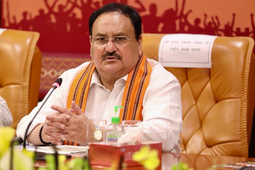 BJP National President Shri J.P. Nadda chaired meeting of Chhattisgarh BJP State Core Group, Office Bearers, Zonal Incharges, Distt. Org Incharges & Co-Incharges and Distt Presidents in Raipur (Chhattisgarh)