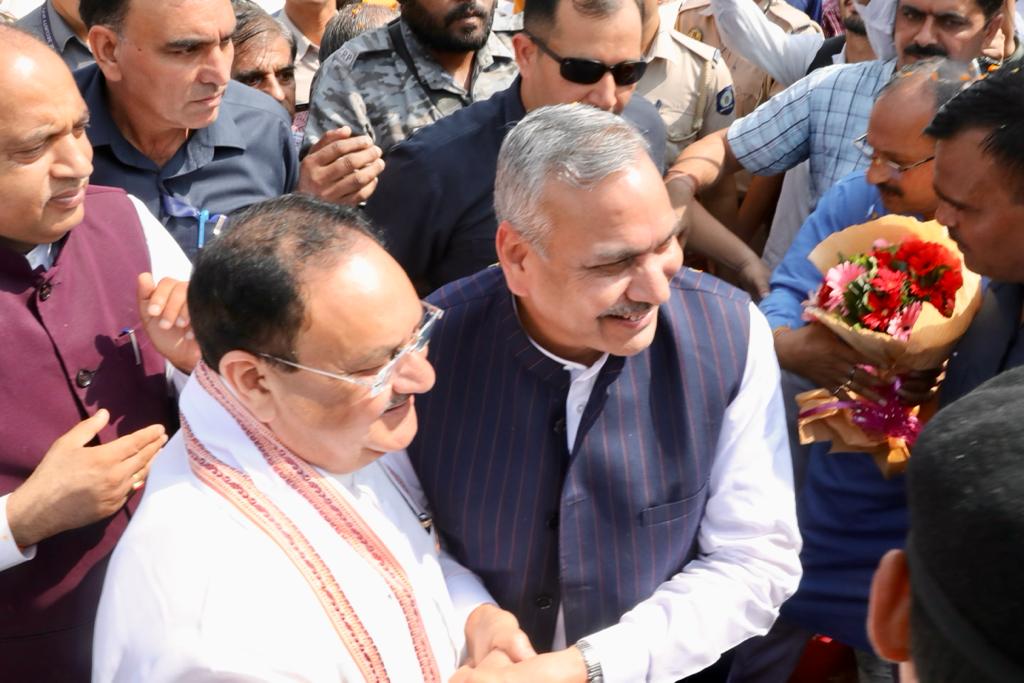 Hon’ble BJP National President Shri J.P. Nadda inaugurated newly constructed Una BJP Distt Office in Himachal Pradesh