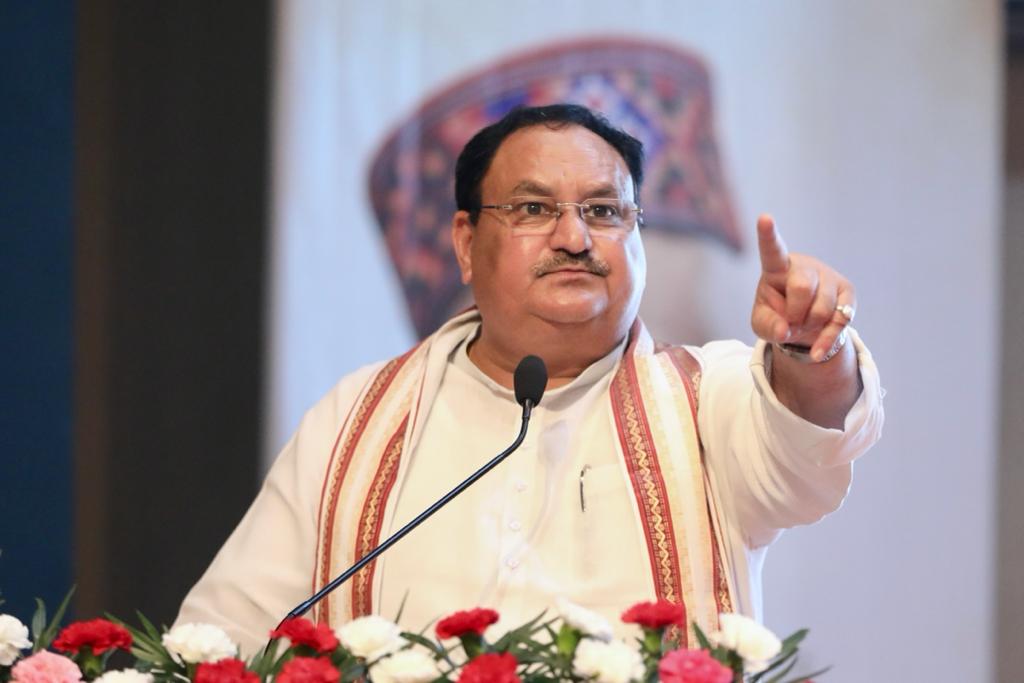 Hon'ble BJP National President Shri J.P. Nadda addressing Local Bodies and Panchayati Raj Janpratinidhi Sammelan at Solan (Himachal Pradesh)