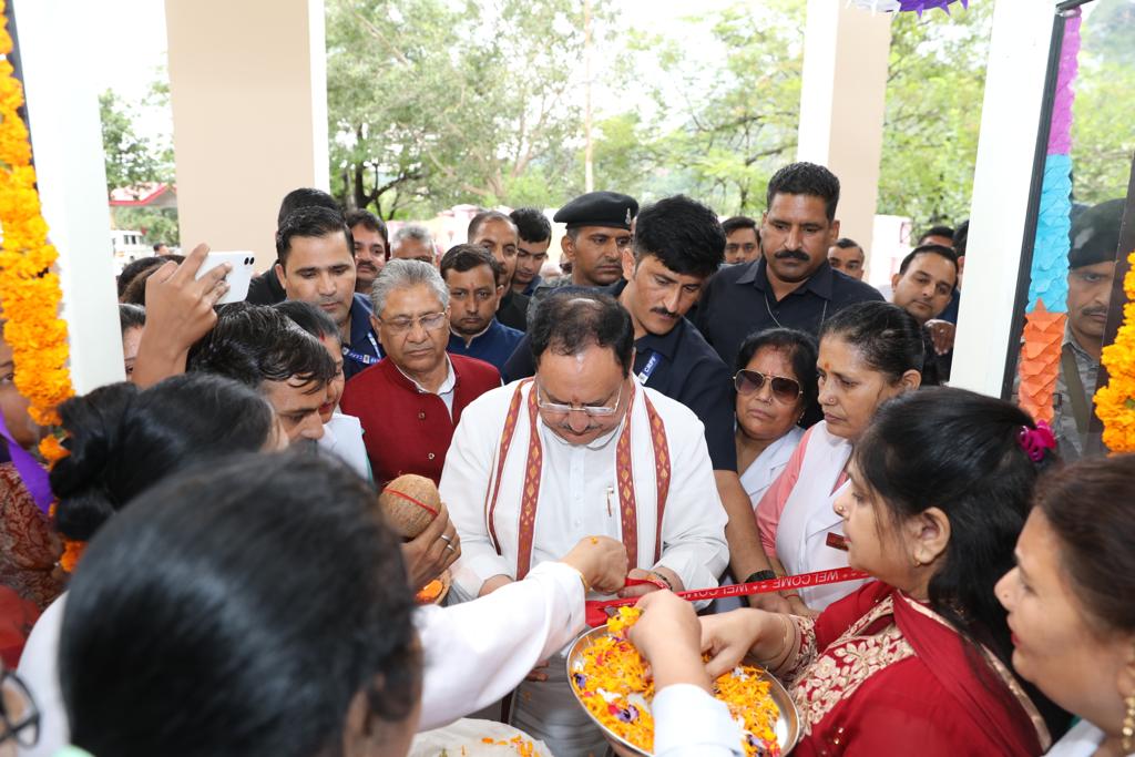 BJP National President Shri J.P. Nadda inaugurated regional Hospital in Bilaspur (Himachal Pradesh)