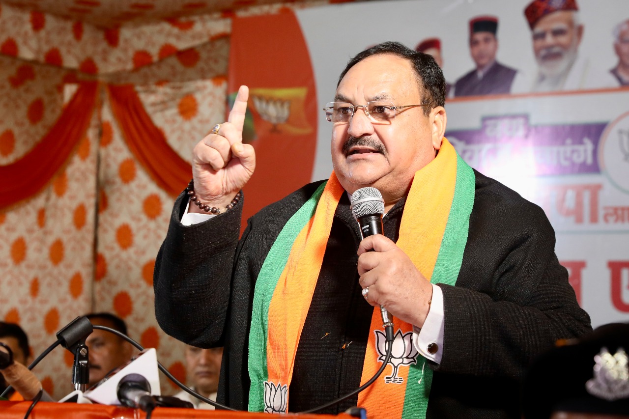 Hon'ble BJP National President Shri J.P. Nadda ji' Road Show & Public Meeting in Shimla (Himachal Pradesh)