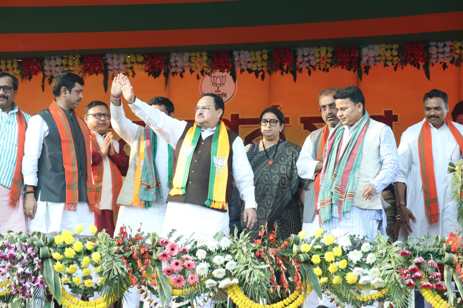 BJP National President Shri J.P. Nadda addressing a public meeting at Ram Nagar, RSA Maidan, Purba Medinipur (West Bengal)