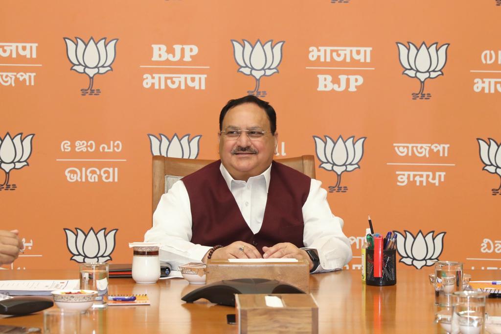 BJP National President Shri J.P. Nadda chaired meeting of BJP National General Secretaries at BJP HQ 6A DDU Marg, New Delhi.