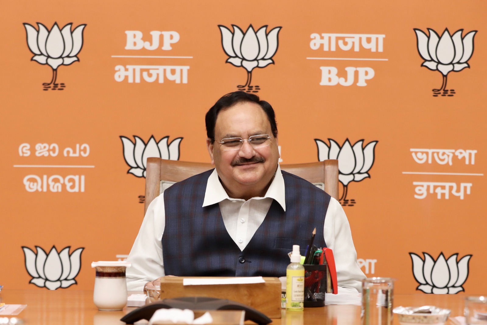 BJP National President Shri J.P. Nadda chaired BJP National General Secretaries Meeting at BJP HQ, 6A DDU Marg, New Delhi