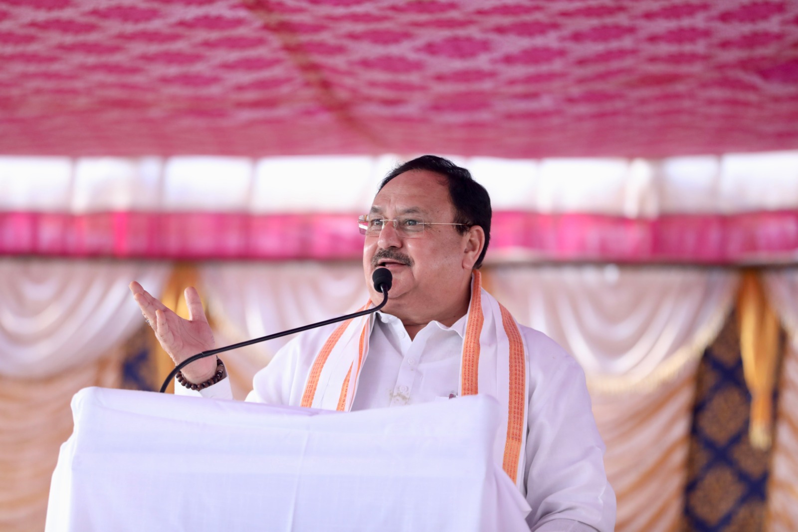 BJP National President Shri J.P. Nadda addressing a public meeting in Chikkanayakanahalli, Distt. Tumkur (Karnataka)