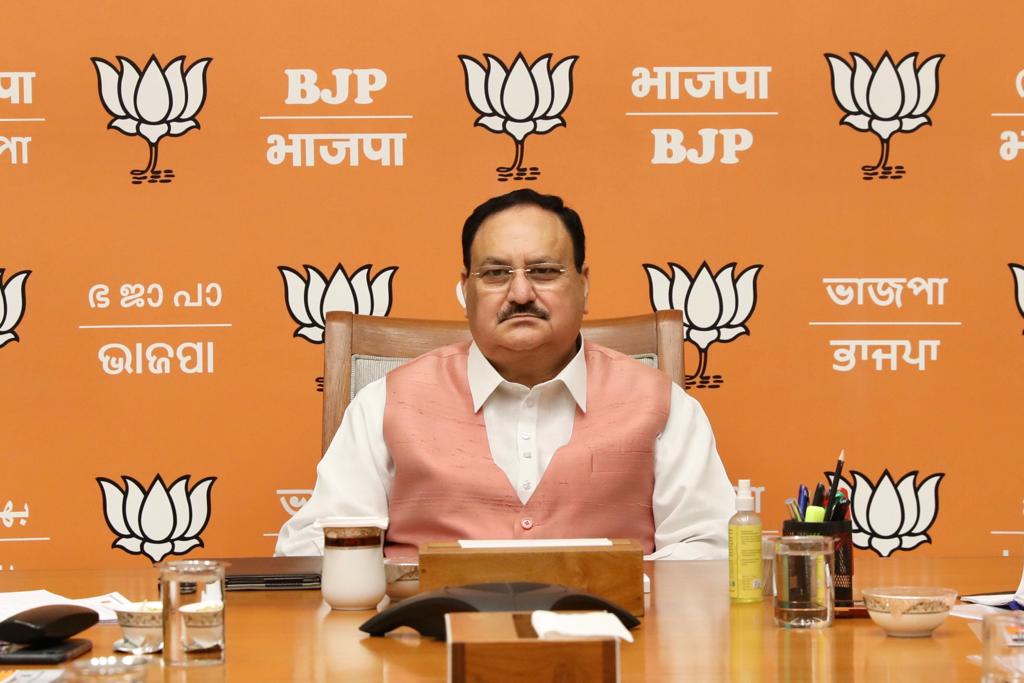  BJP National President Shri J.P. Nadda chaired BJP National General Secretary Meeting at BJP HQ 6A, DDU Marg, New Delhi