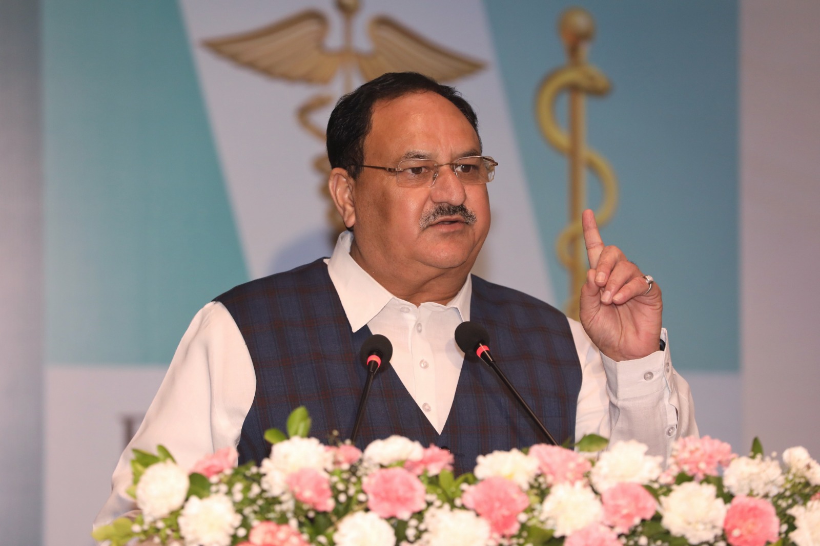 Hon'ble BJP National President Shri J.P. Nadda while releasing a book "Public Health : Innovations through a Maze of Int'l Instruments" in New Delhi