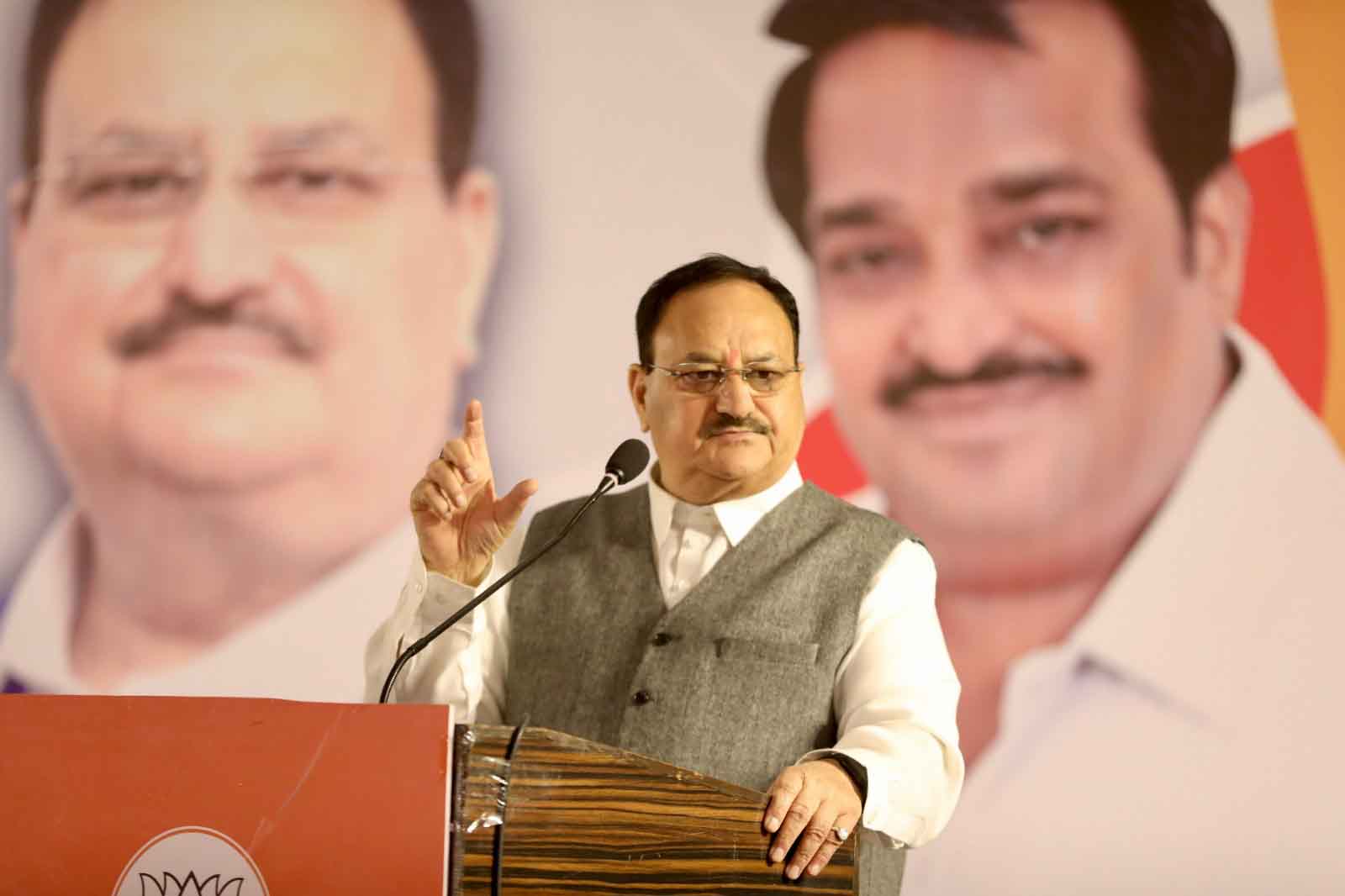 Hon'ble BJP National President Shri J.P. Nadda while addressing the joint meeting of the Medical Association & BJP Doctor Cell in Ahmedabad (Gujarat)