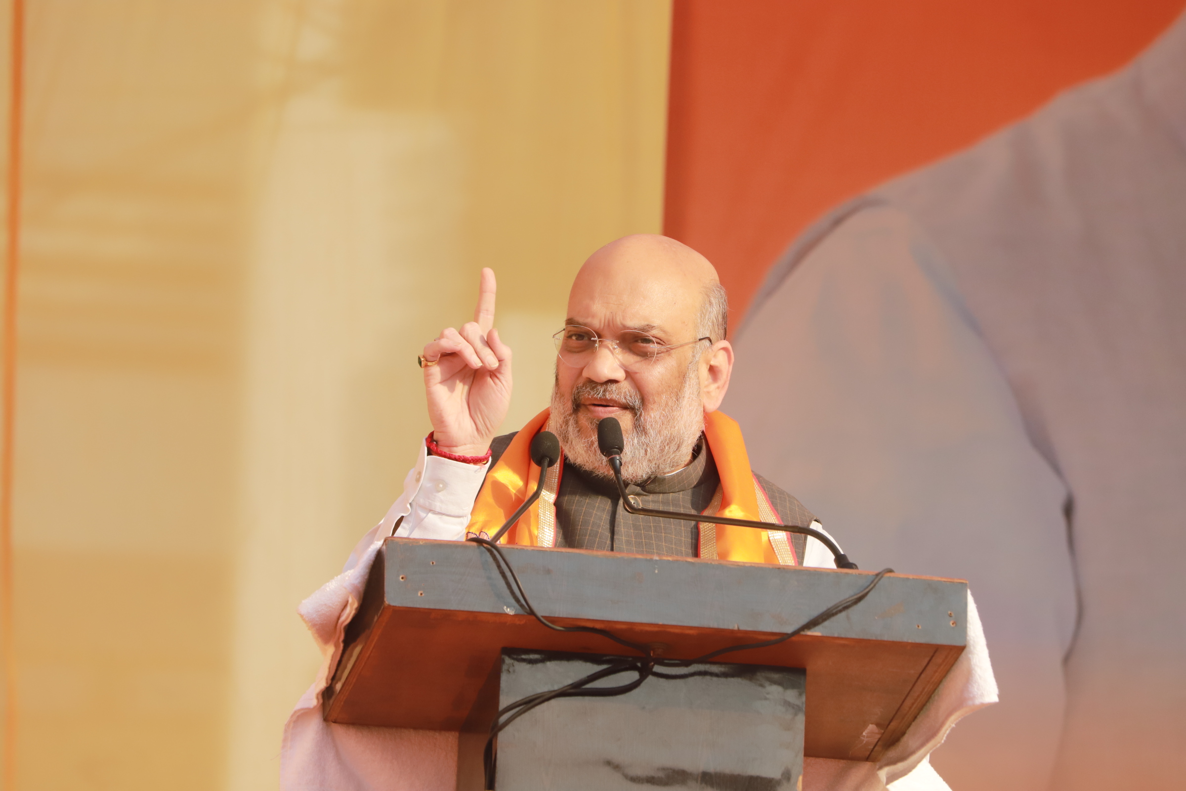 Hon'ble Union Home Minister and Minister of Cooperation Shri Amit Shah addressing a public meeting in Raebareli (Uttar Pradesh)