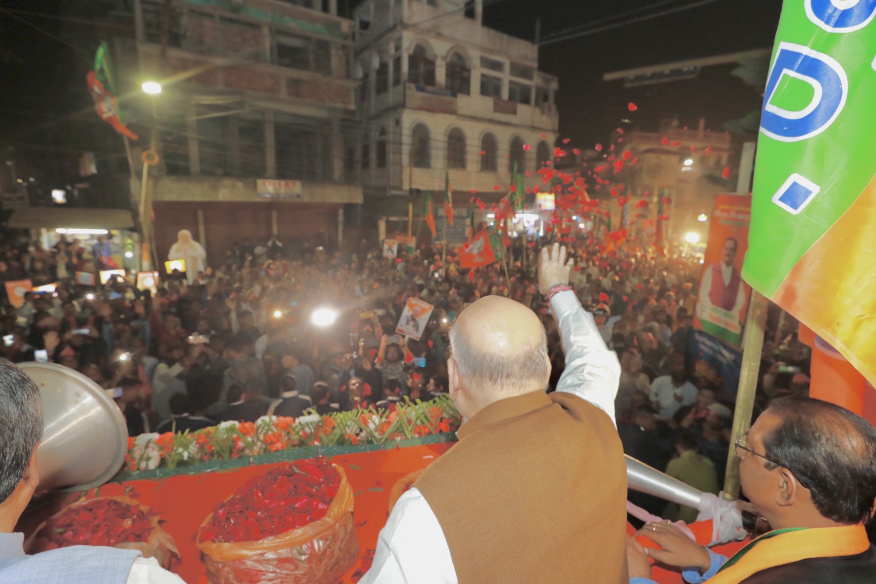 Road Show of Hon'ble Union Home Minister & Minister of Cooperation Shri Amit Shah in Agartala (Tripura)