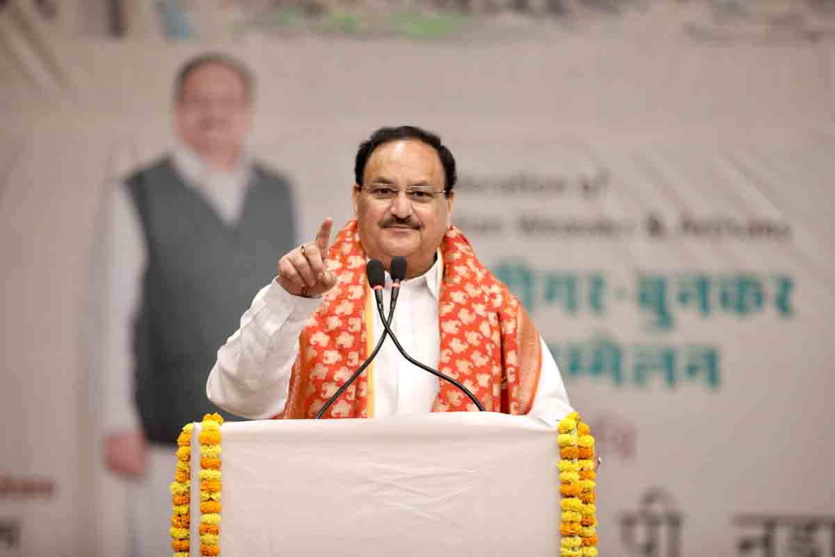 Hon'ble BJP National President Shri J.P. Nadda addressing Bunkar Mahasammelan in Varanasi (Uttar Pradesh)