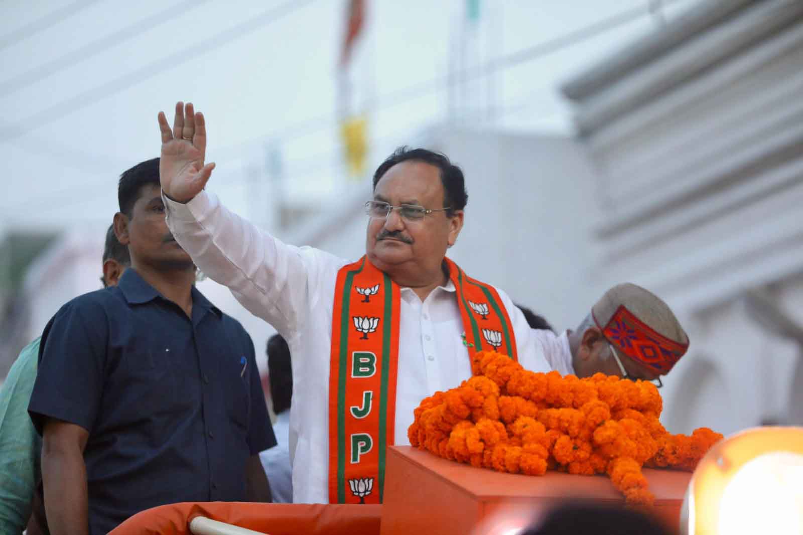 Hon'ble BJP National President Shri J.P. Nadda addressing Rath Sabha in Bilha, Bilaspur (Chhattisgarh)