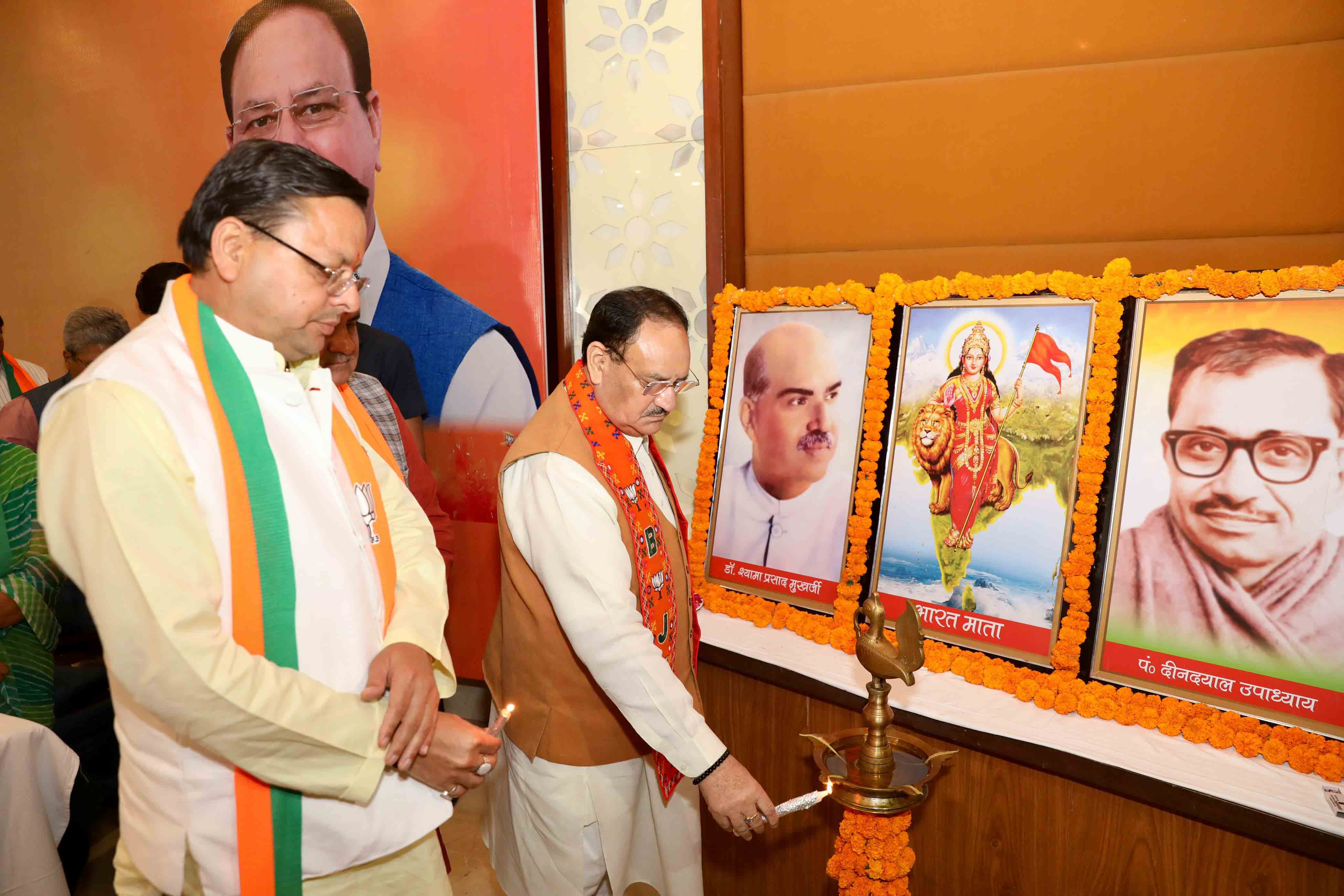 Hon'ble BJP National President Shri J.P. Nadda addressing Tehri Lok Sabha Core Committee Meeting in Dehradun (Uttarakhand)