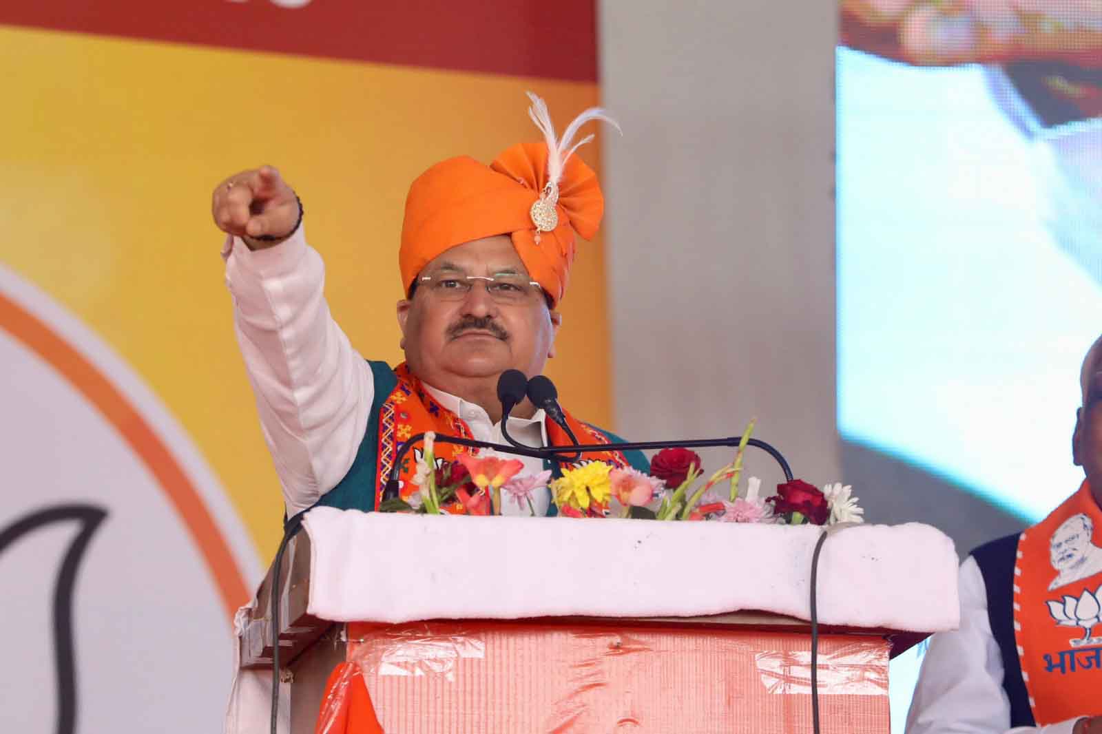 BJP National President Shri J.P. Nadda addressing a public meeting in Dausa (Rajasthan)