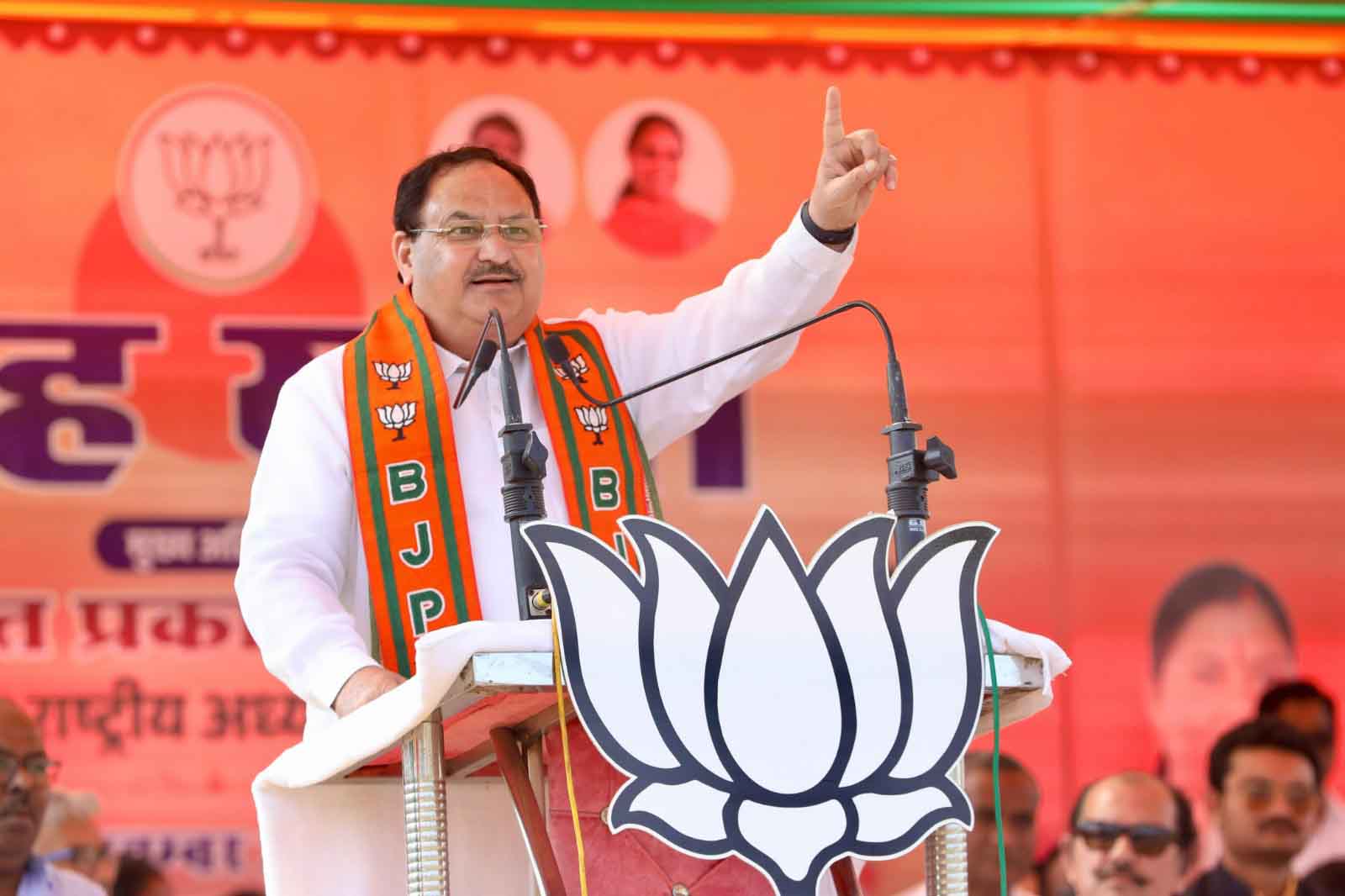 Hon'ble BJP National President Shri J.P. Nadda addressing a public meeting in Jashpur (Chhattisgarh).