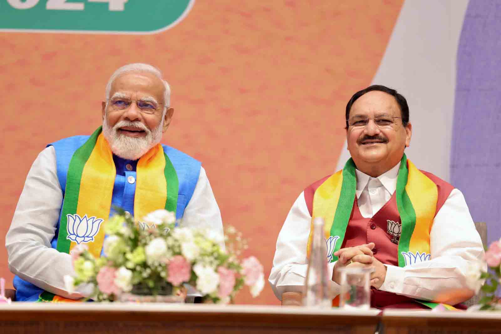 BJP National President Shri J.P. Nadda ji's address on the launching of BJP Sankalp Patra - Modi Ki Guarantee 2024 in the gracious presence of Hon'ble PM Shri Narendra Modi ji