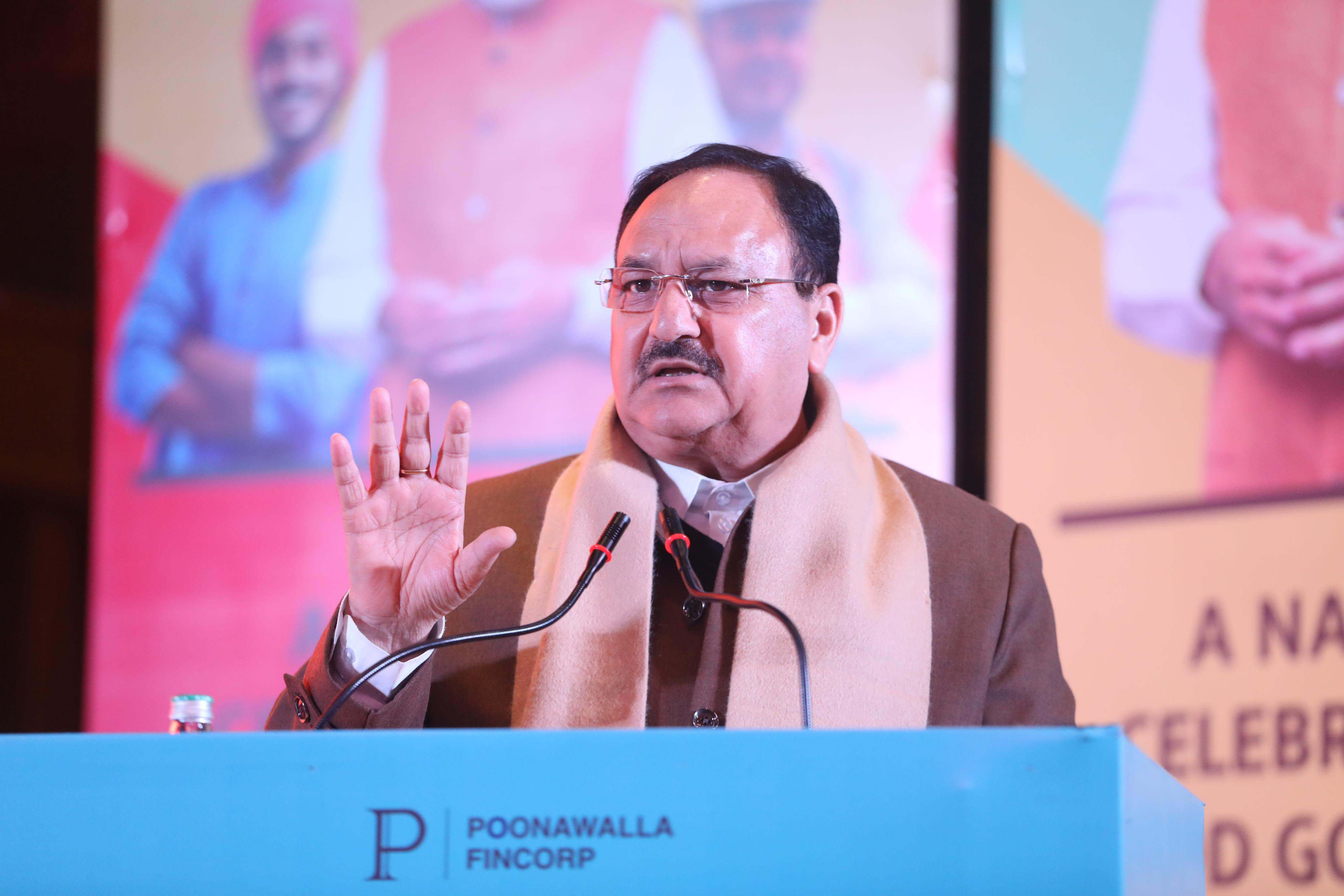 BJP National President Shri J.P. Nadda while addressing "Sushasan Mahotsav 2024" in New Delhi