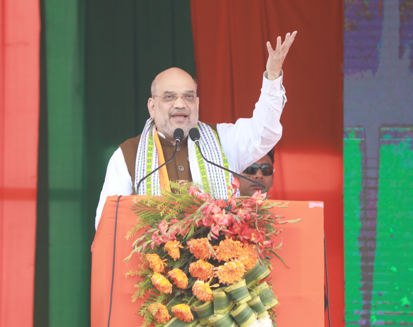 Hon'ble Union Home Minister & Minister of Cooperation Shri Amit Shah addressing public meetings Santirbazar & Khowai (Tripura)