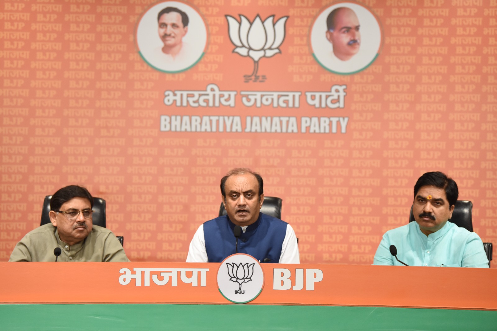 Press Conference of BJP National Spokesperson & MP Dr. Sudhanshu Trivedi regarding protests against Mamata Banerjee government