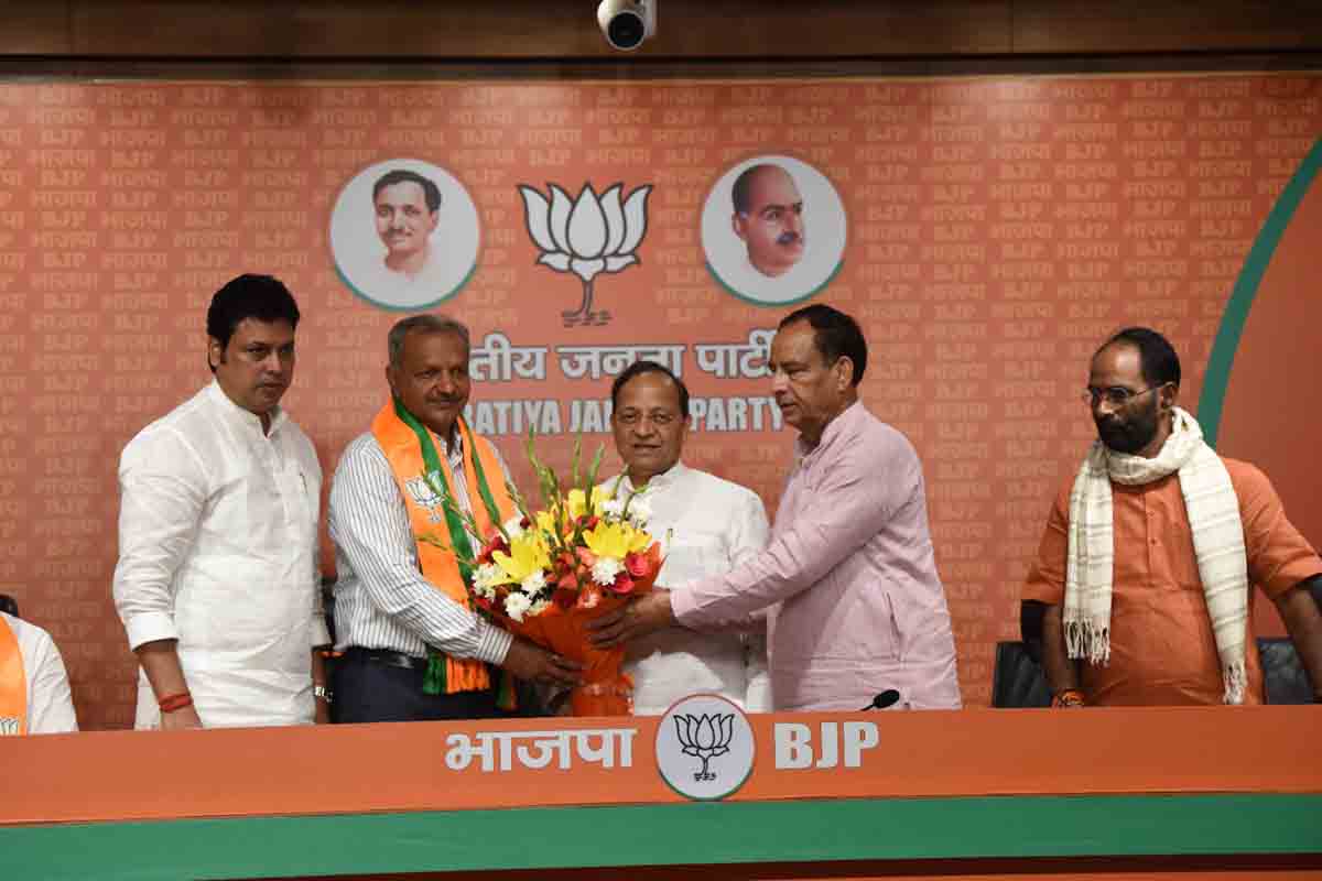 Shri Devender Singh Babli, Shri Sunil Sangwan & Shri Sanjay Kablana join the BJP in New Delhi