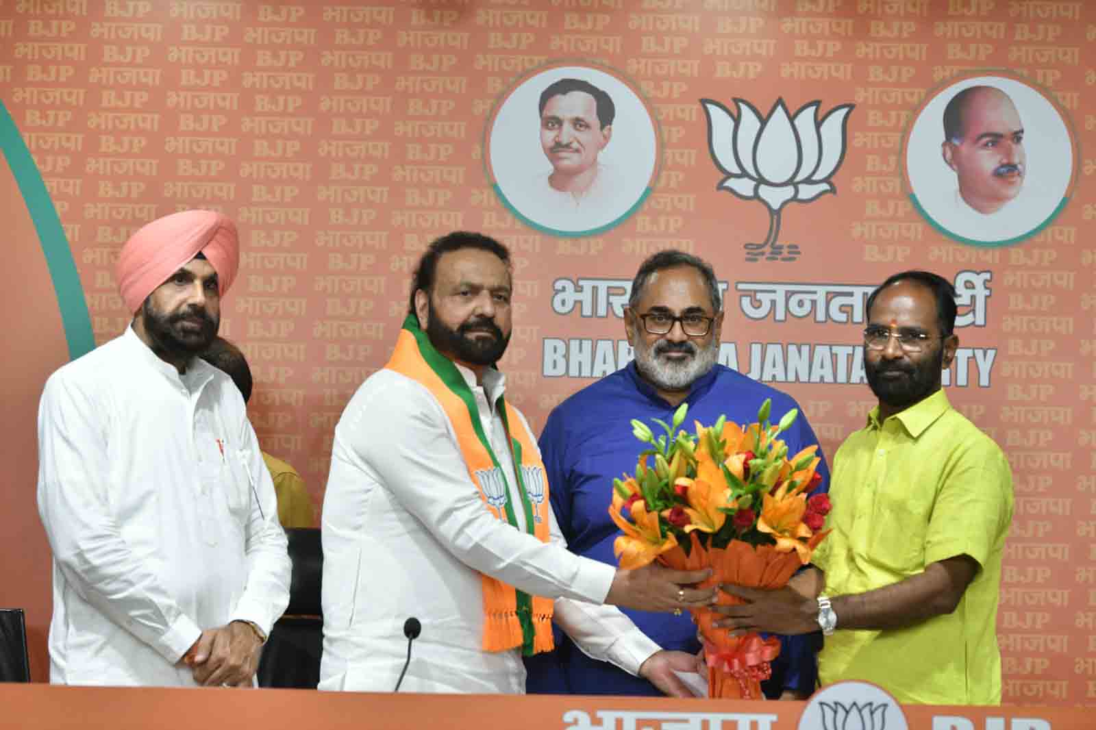 Shri Harminder Singh Jassi joined BJP in presence of Union Minister Shri Rajeev Chandrasekhar