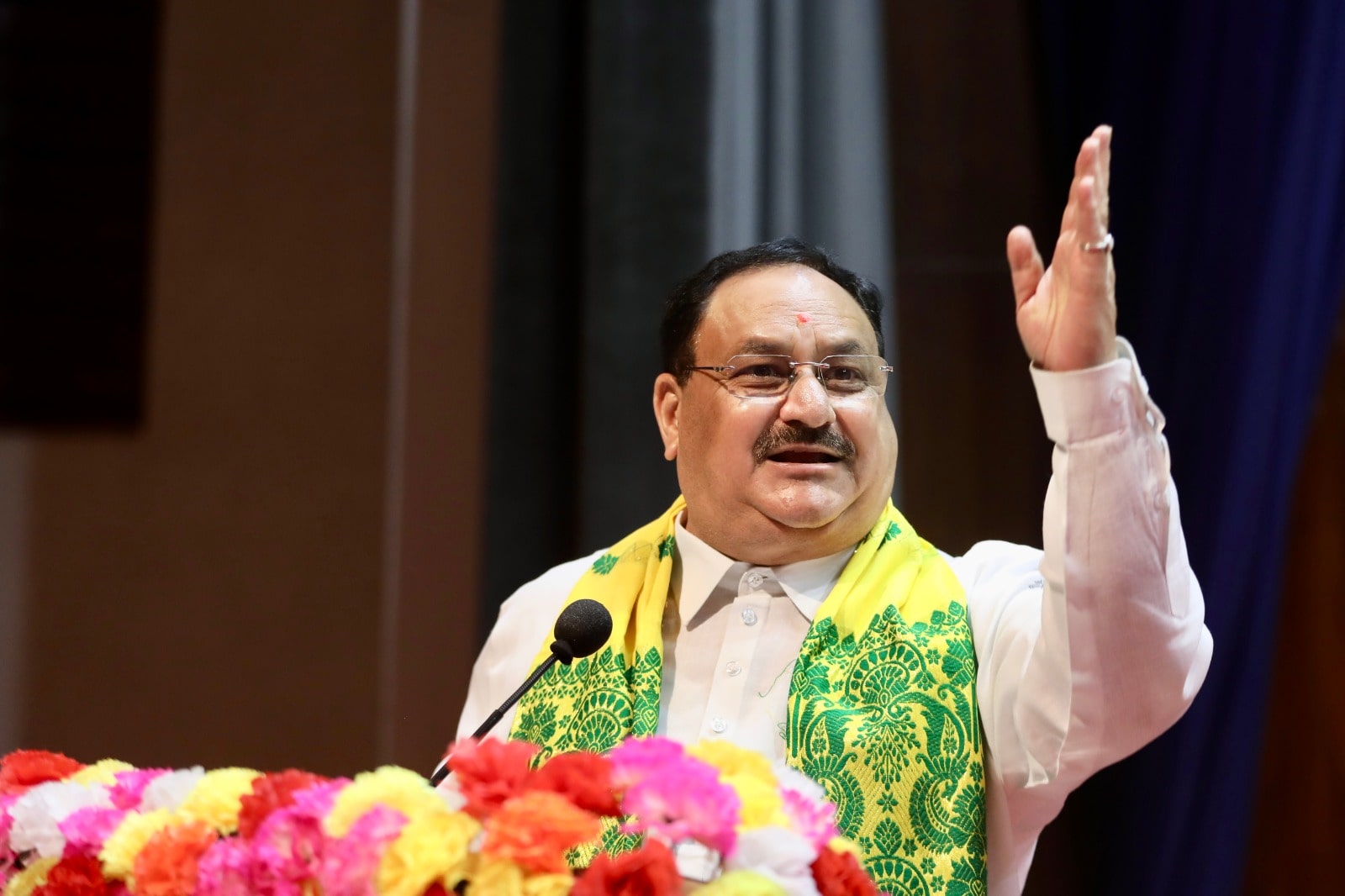 Hon'ble BJP National President Shri J.P. Nadda while addressing Sanjukt Morcha Sammelan in Kolkata (West Bengal)