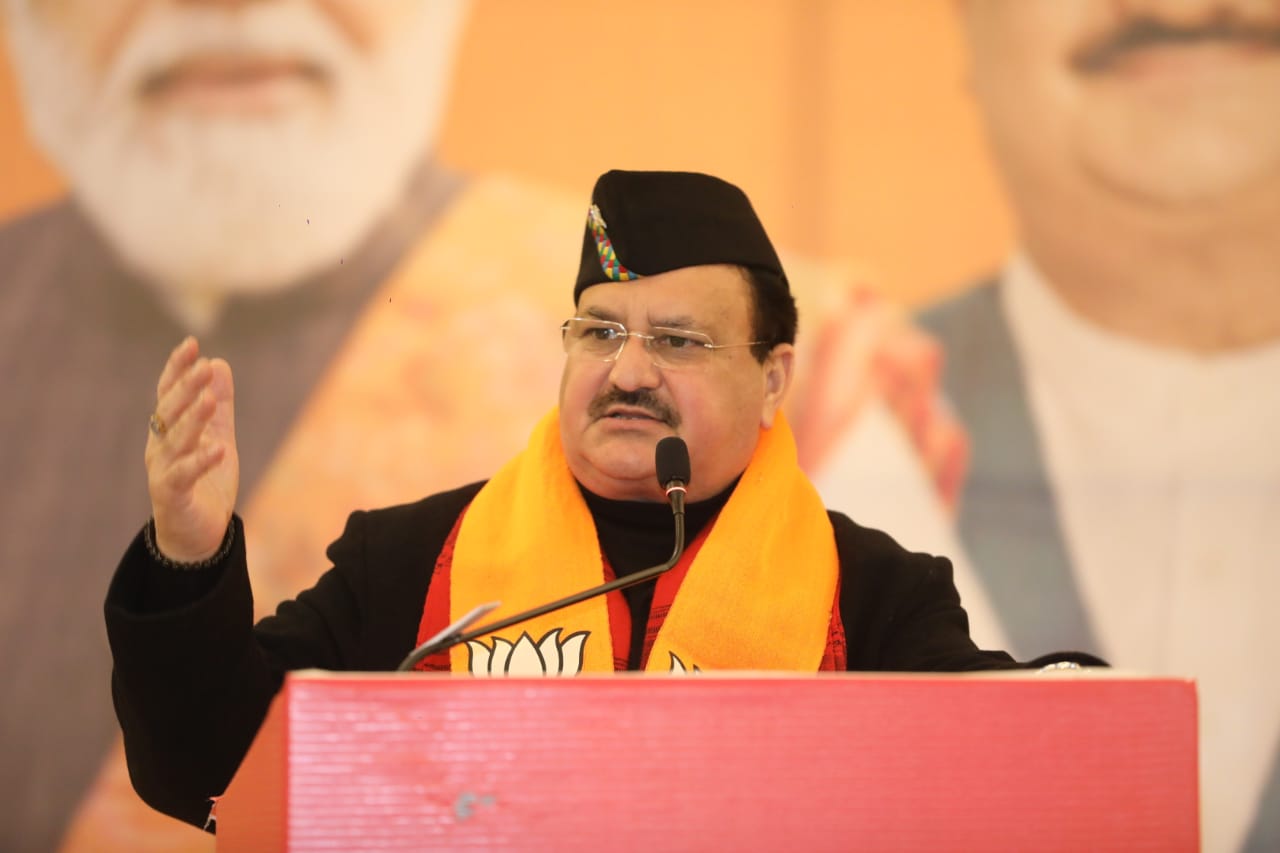 BJP National President Shri J.P. Nadda addressing Prabhavi Matdaata Samvad in Dehradun (U'khand)