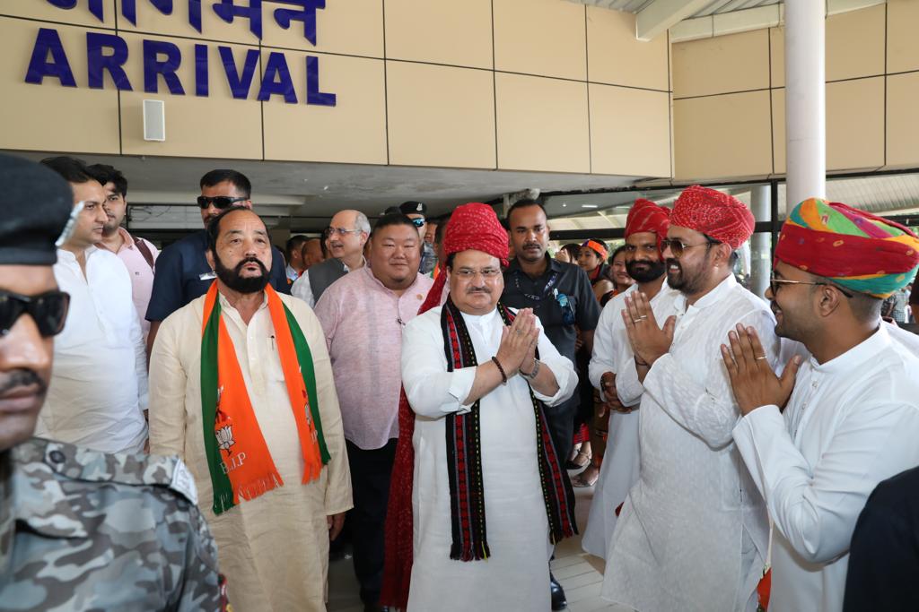 Hon’ble BJP National President Shri J.P. Nadda hold a Auto Rikshaw Rally inChumukedima (Nagaland)