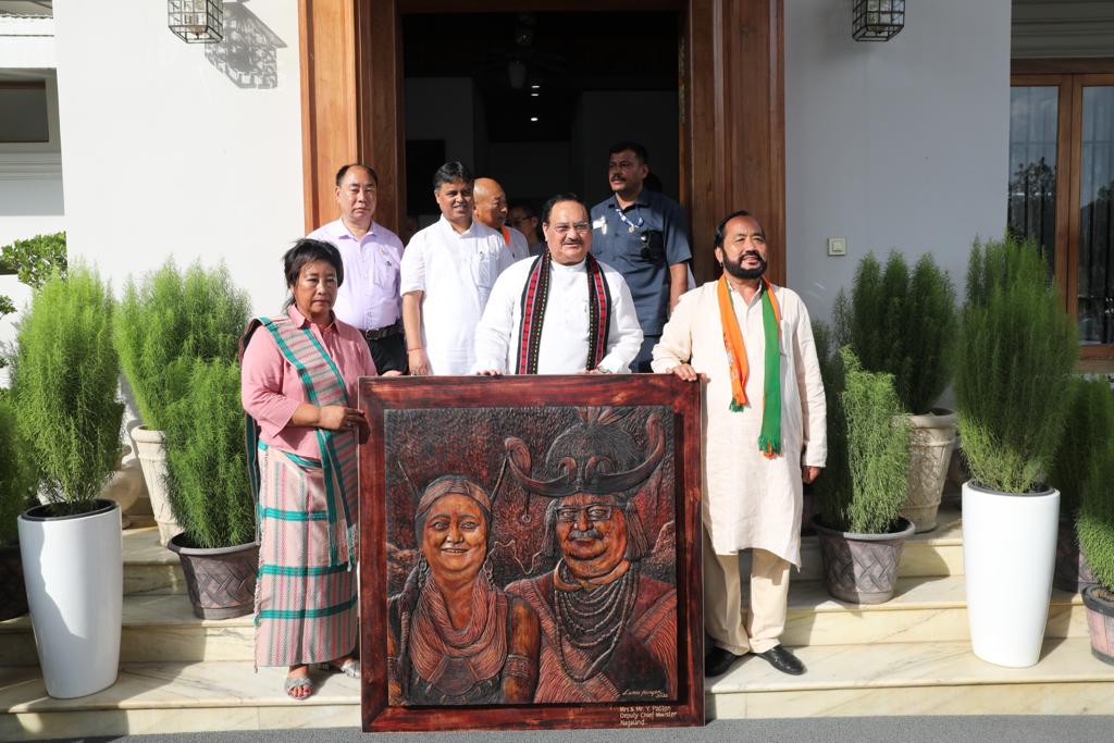 Hon’ble BJP National President Shri J.P. Nadda chaired a meeting of Nagaland StateBJP Core Committee in Chumukedima (Nagaland)