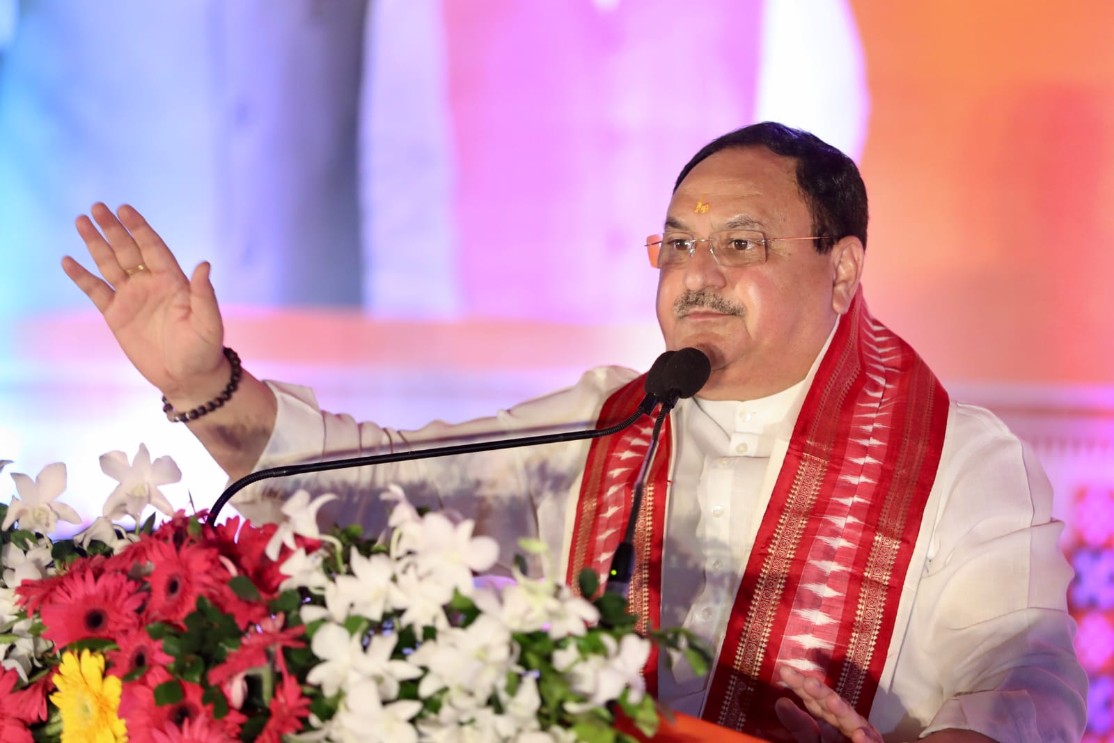 Hon’ble BJP National President Shri J.P. Nadda while addressing Karyakarta Sammelan in Bhubaneshwar (Odisha)