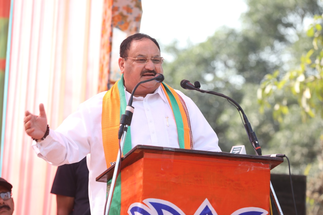 BJP National President Shri J.P. Nadda public rally at Kandrour, Bilaspur (Himachal Pradesh)