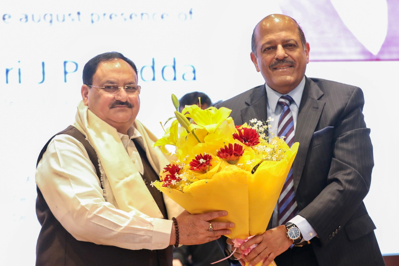 Hon’ble BJP National President Shri J.P. Nadda while launching the book “Modi : Shaping a Global Order in Flux” in New Delhi