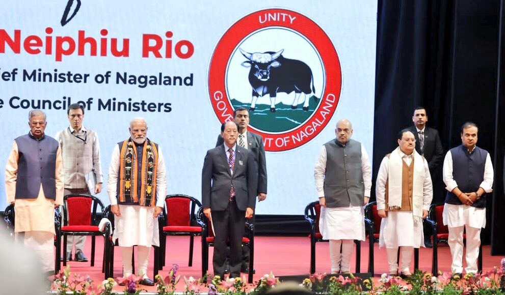 Swearing-in ceremony of the New Nagaland government in Kohima