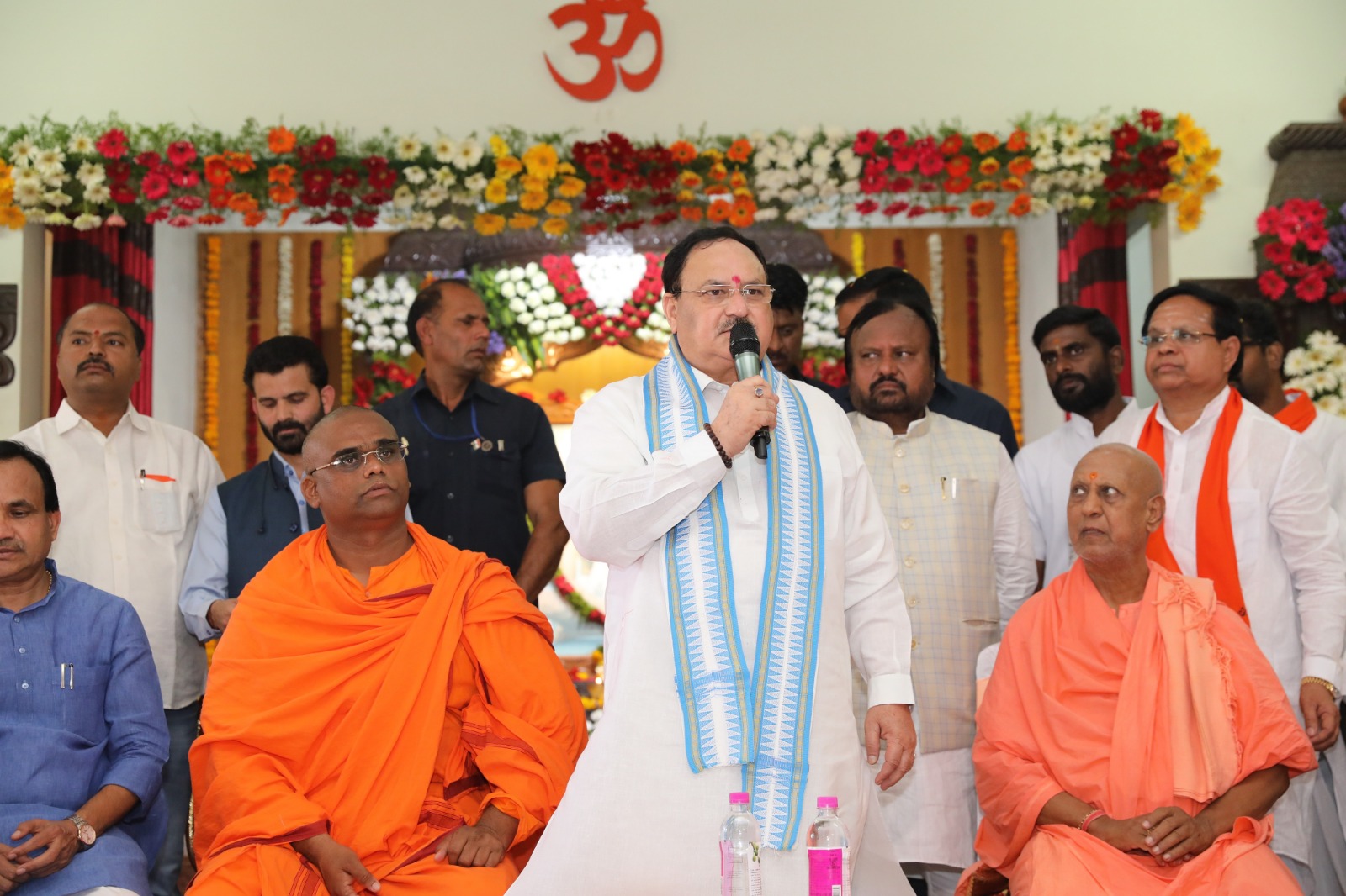 BJP National President Shri J.P. Nadda visited Sri Ramakrishna Ashram in Bidar Distt. (Karnataka)