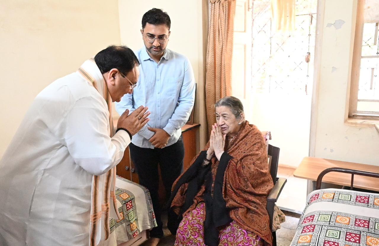 BJP National President Shri J.P. Nadda visited Veer Savarkar Ji’s residence in Mumbai